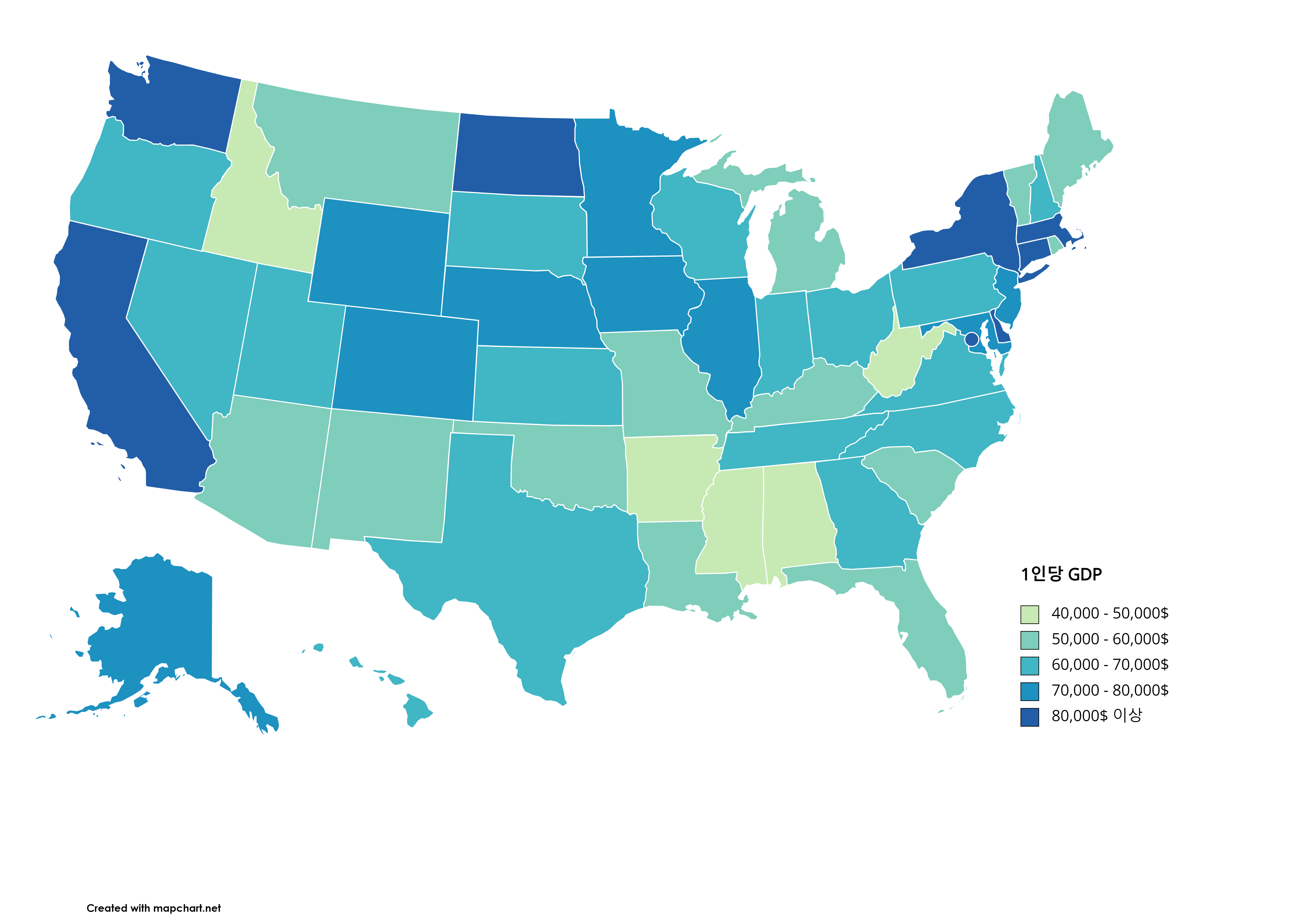 美中 지역별 1인당 GRDP (feat. 국제비교) - 도시·지리 채널