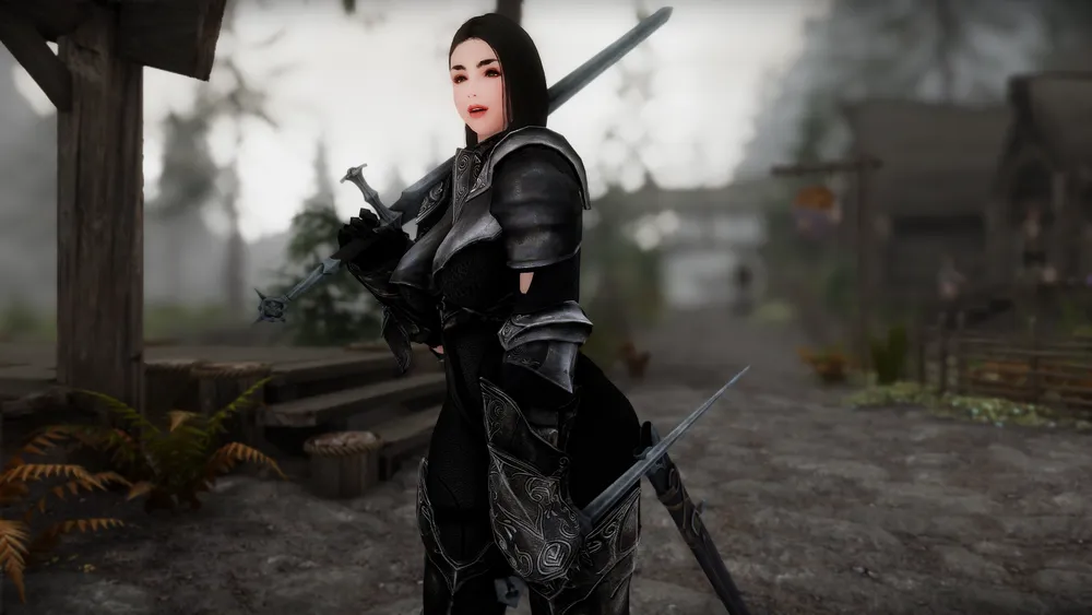 Ebony Valkyrie Armor (by comrade1280) - SSE Custom Port at Skyrim Special  Edition Nexus - Mods and Community