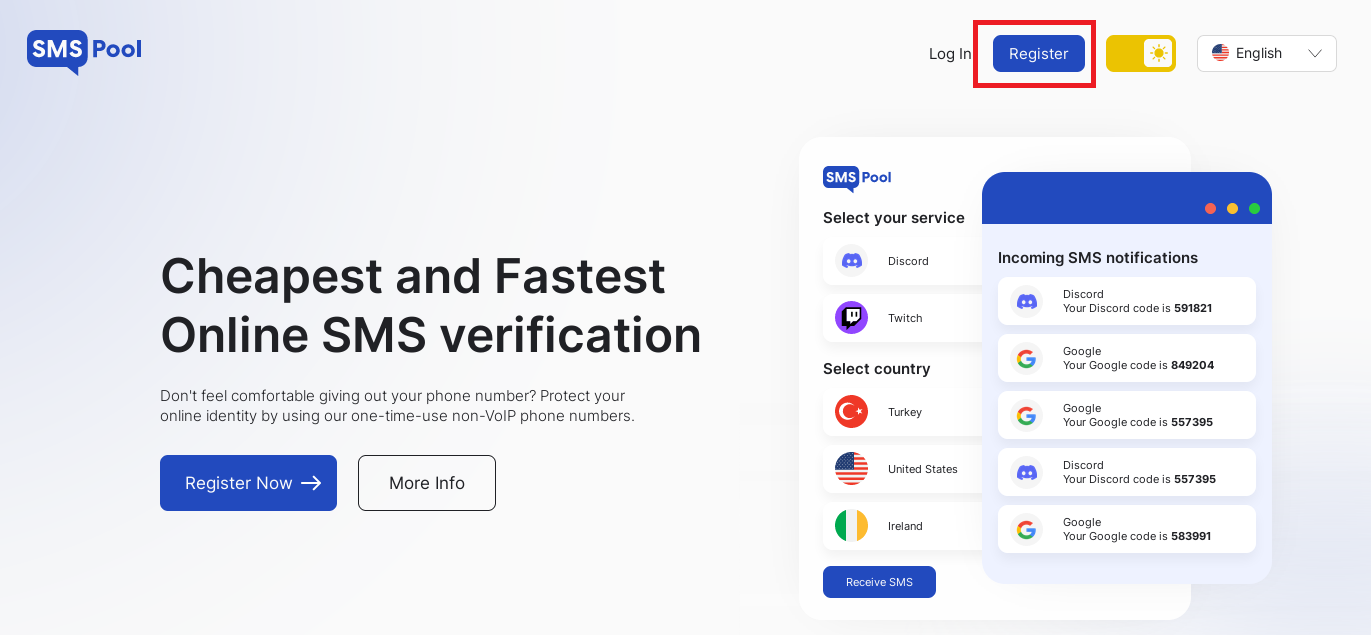 모바일 텔레그램을 SMSPool을 통해 가상번호로 가입하는 방법 - 프라이버시 채널