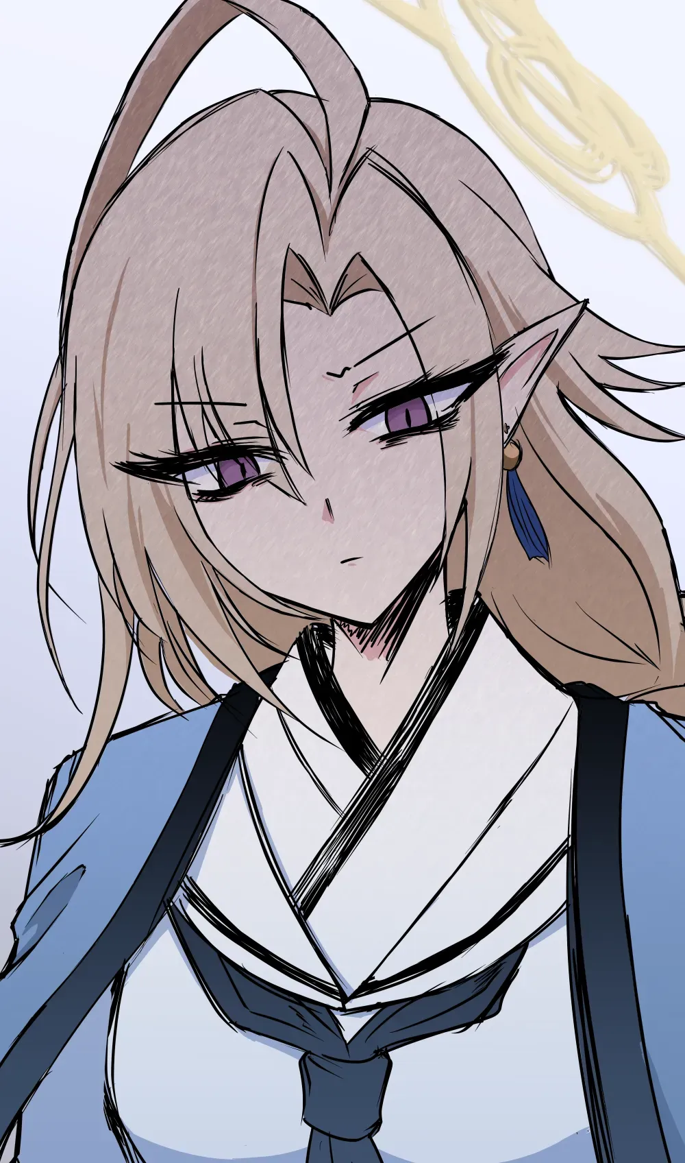 WEB 발신]샬레의선생은나를존중해야한다나는백화요란분쟁조정위원회의부장이며 - 블루 아카이브 채널