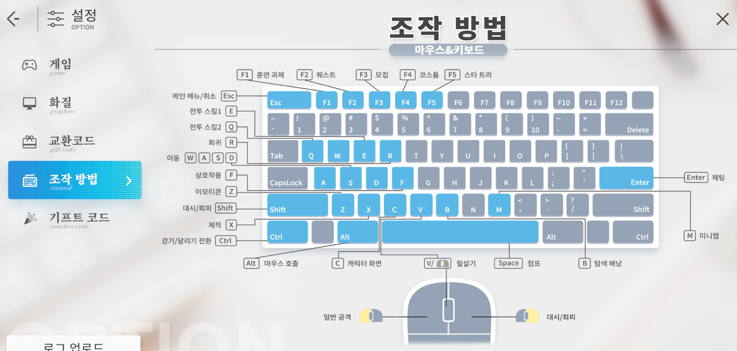 스팀 패드 설정 - 오버필드 채널